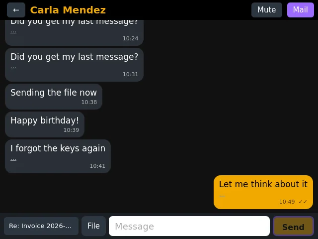 Communicator on IntelliCat