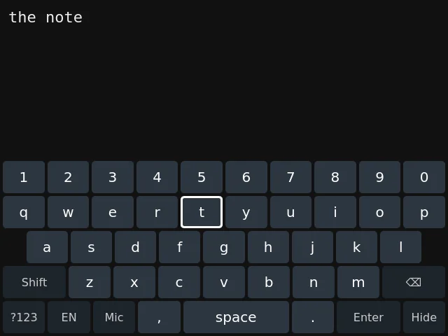 Notepad on IntelliCat
