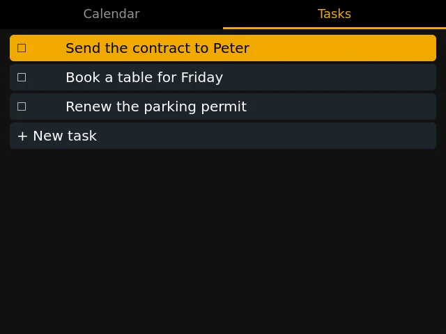 Tasks on IntelliCat